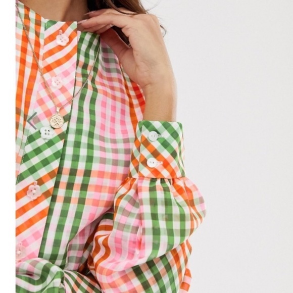 The East Order Romee gingham retro mini dress - Picture 4 of 9